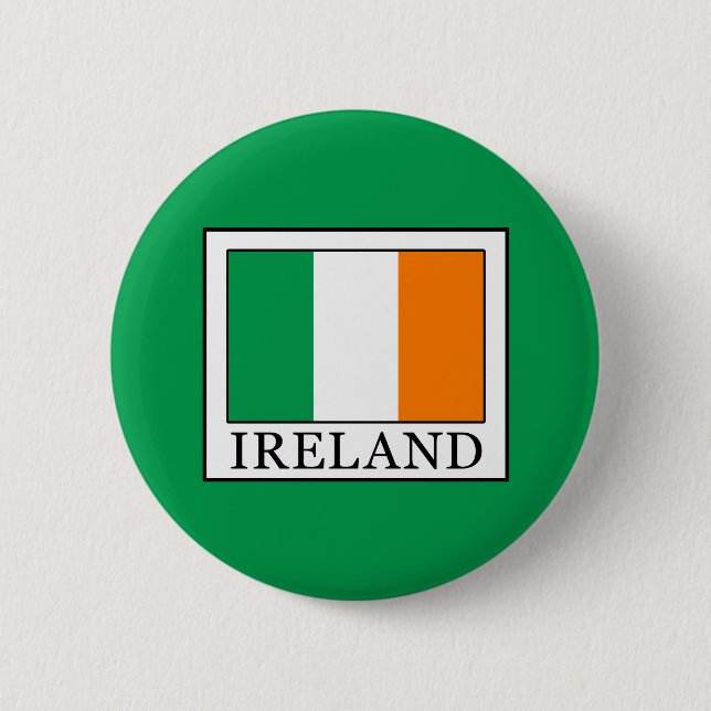 Ireland 6 Cm Round Badge (Front)