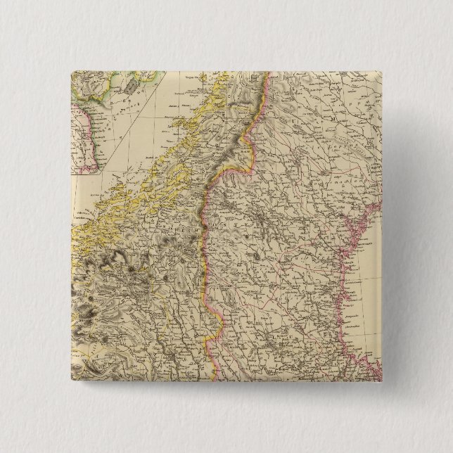 Ireland 8 15 cm square badge (Front)