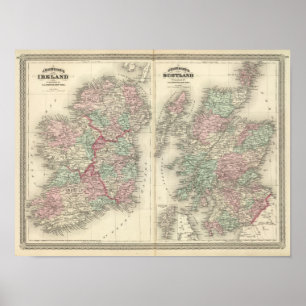 Ireland and Scotland Poster