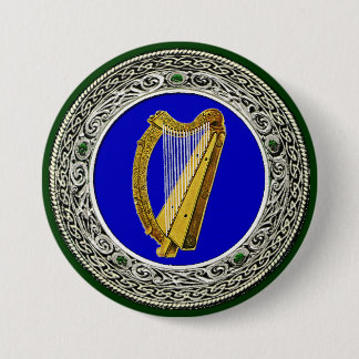 Ireland Arms 7.5 Cm Round Badge
