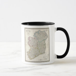 Ireland Atlas map Mug