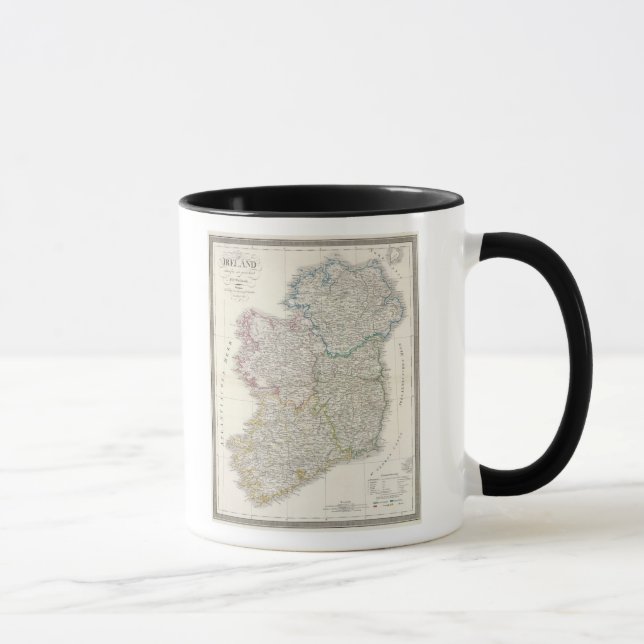 Ireland Atlas map Mug (Right)