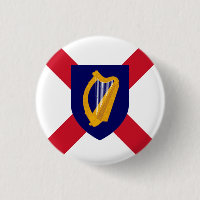 Ireland Badge - Cross & Harp Shield