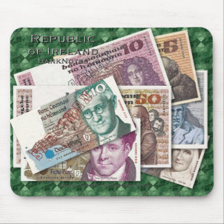Ireland Banknotes Mousepad