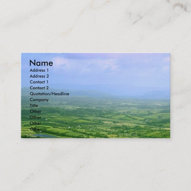 Ireland Business Card (Front)