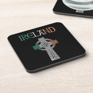 Ireland Celtic Cross Coaster