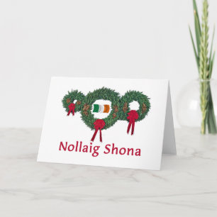 Ireland Christmas 2 Holiday Card