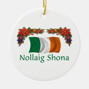 Ireland Christmas Ceramic Tree Decoration