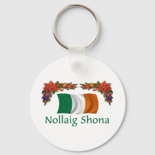 Ireland Christmas Key Ring