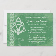 Ireland Claddagh Bridal Shower Invitation