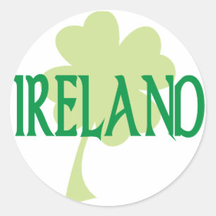 Ireland Classic Round Sticker