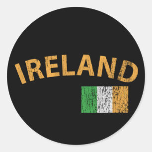 Ireland Classic Round Sticker