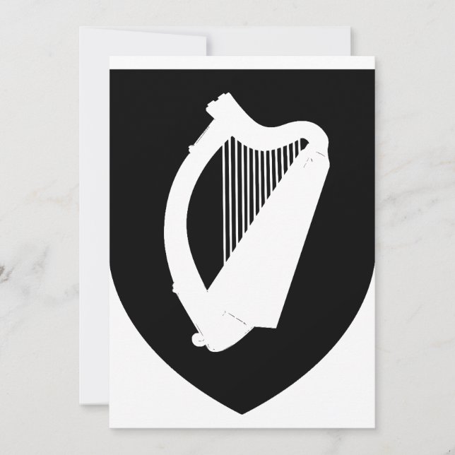 Ireland Coat of arms  Invitation (Front)