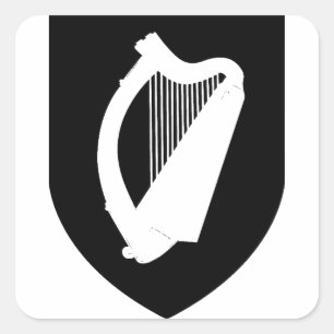 Ireland Coat of arms Square Sticker