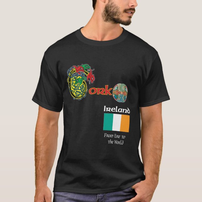 Ireland County Cork Dark T Shirt (Front)