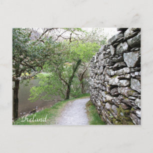 Ireland, County Cork, Stone Wall, Photography, Postcard