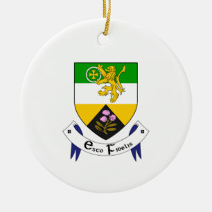 Ireland County Offaly Christmas Ornament