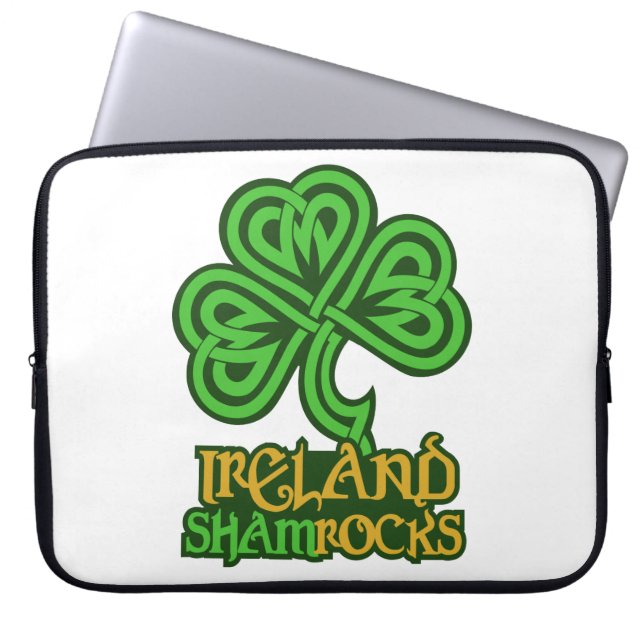 Ireland custom laptop sleeve (Front)
