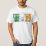 Ireland (distressed) T-Shirt<br><div class="desc">Irish flag and clover design</div>