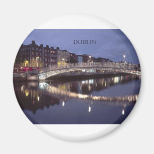 Ireland Dublin Bridge night (St.K) Magnet