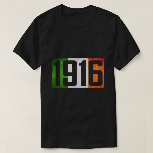 Ireland Easter Rising 1916 Irish rebellion flag T-Shirt (Design Front)