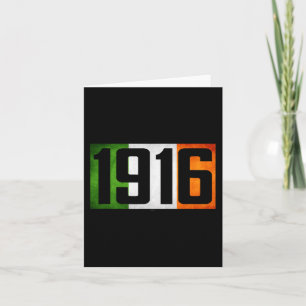 Ireland Easter Rising 1916 Irish Rebellion Flag Te Card