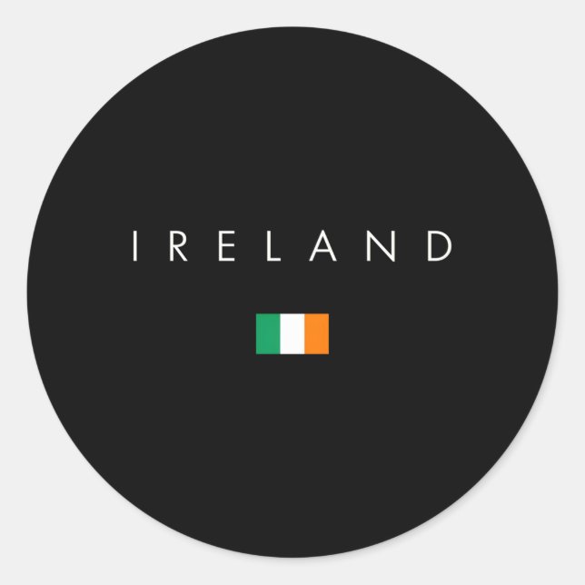 Ireland Fashion International Xo4U Original Classic Round Sticker (Front)