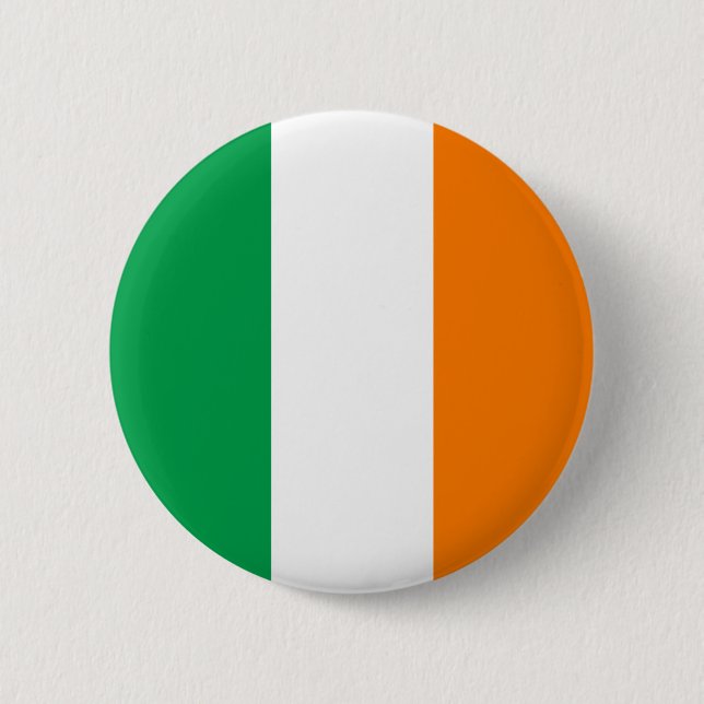 Ireland Flag 6 Cm Round Badge (Front)