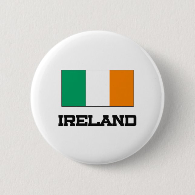 Ireland Flag 6 Cm Round Badge (Front)