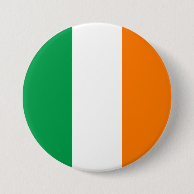 Ireland Flag 7.5 Cm Round Badge (Front)