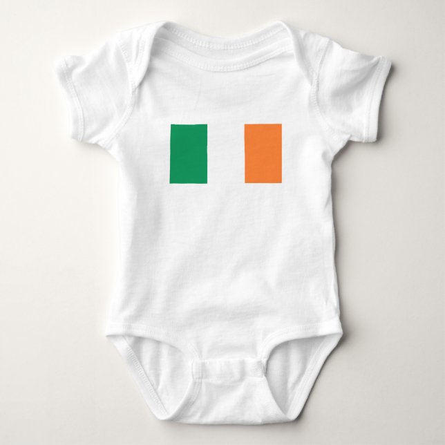 Ireland Flag Baby Bodysuit (Front)
