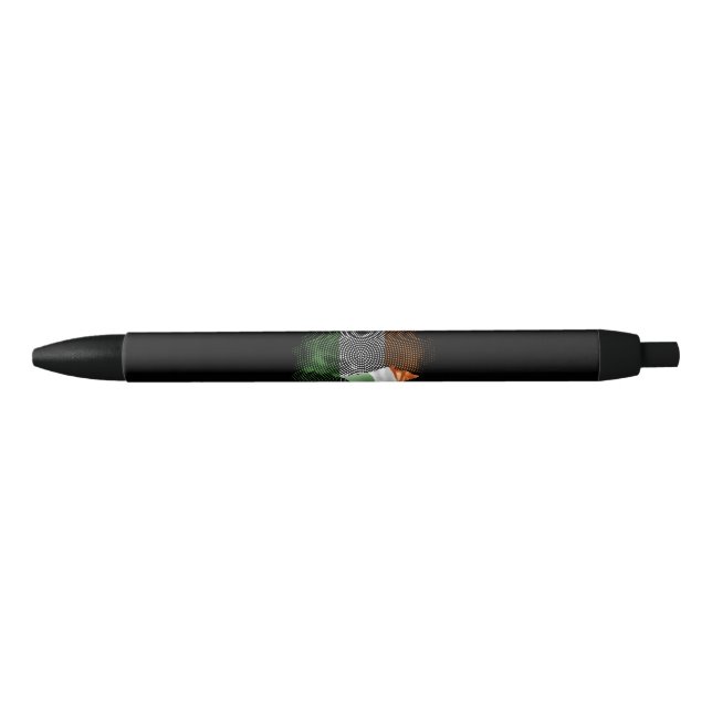 Ireland flag black ink pen (Front)