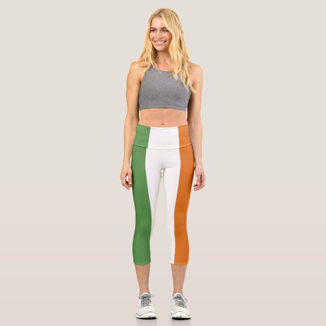 Ireland flag capri leggings (Front)