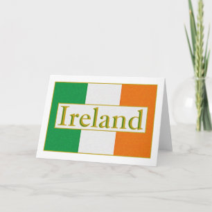Ireland Flag Card