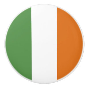 Ireland flag ceramic knob