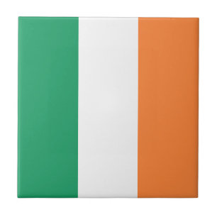 Ireland Flag Ceramic Tile