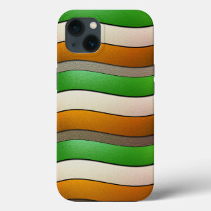 Ireland Flag Colours-Chrome by Shirley Taylor iPhone 13 Case