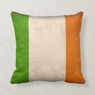 Ireland Flag Distressed Pillow - Irish
