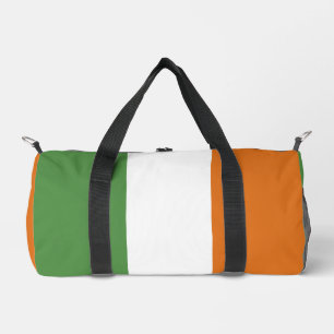 Ireland flag duffle bag