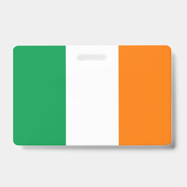 Ireland Flag ID Badge (Front)