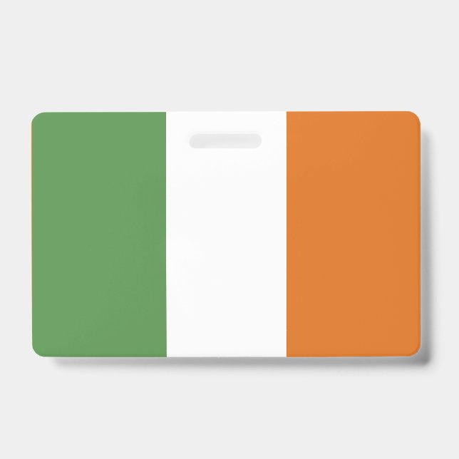 Ireland flag ID badge (Front)