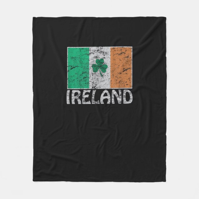 Ireland Flag Ireland Flag Irish Flags for Men and  Fleece Blanket (Front)