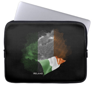 Ireland flag laptop sleeve