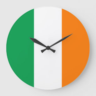 Ireland Flag Large Clock