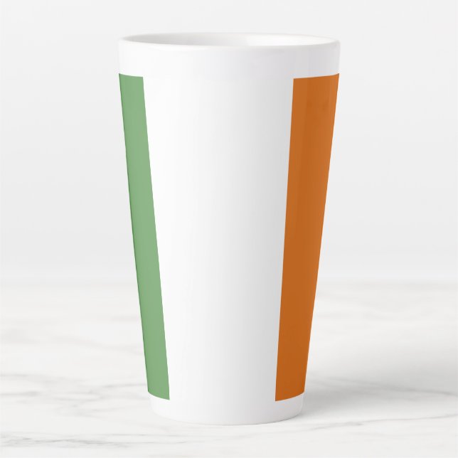 Ireland flag latte mug (Front)