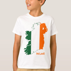Ireland Flag Map T-Shirt