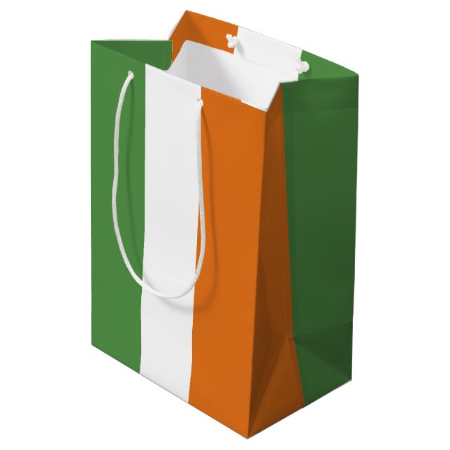 Ireland flag medium gift bag (Back Angled)