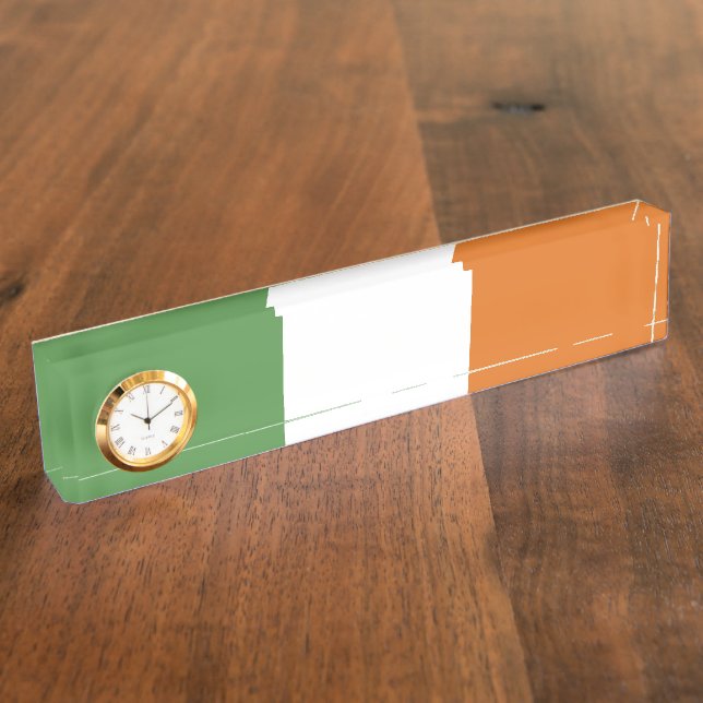 Ireland flag nameplate (Side)