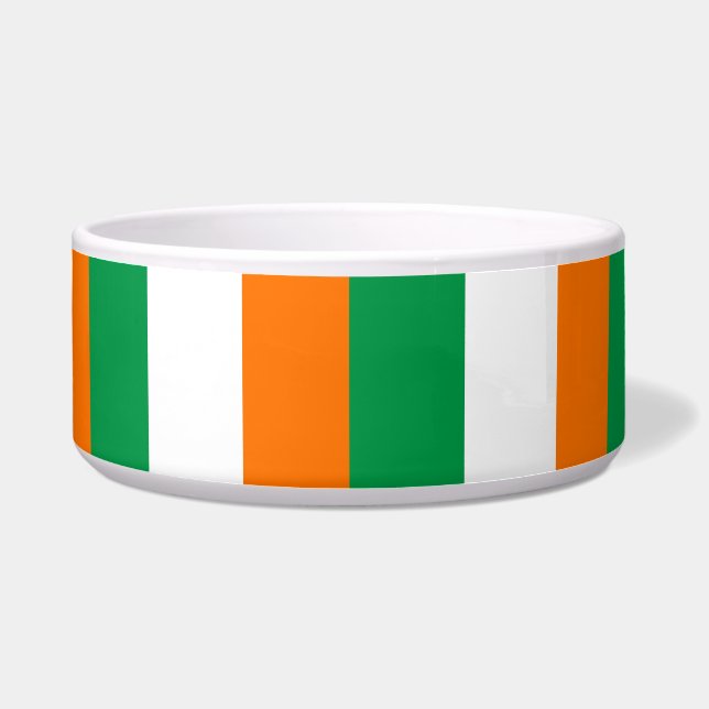 Ireland Flag Pet Bowl (Front)