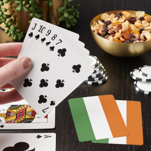 Ireland flag playing cards (In Situ)